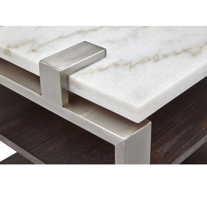 Baroda Rectangular Cocktail Table With End Table, 2 Pieces: Coffee Table, End Table