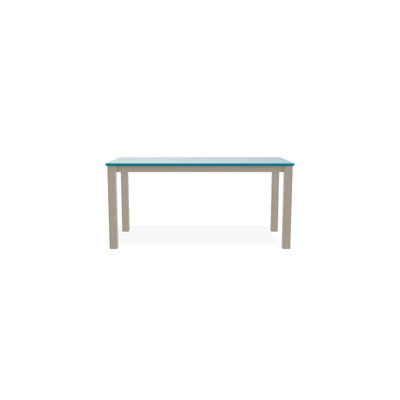 Robinett Rectangular Metal Outdoor Coffee Table , 42'' in. W 21'' in. D