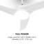 132cm Ceiling Fan with Light Kit-32149378