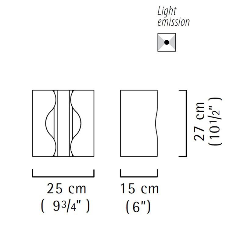 Wall 1-Light Flush Mount, Opal and White