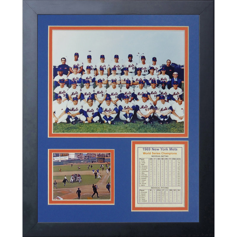 Souvenirs encadrée 1969 new york mets