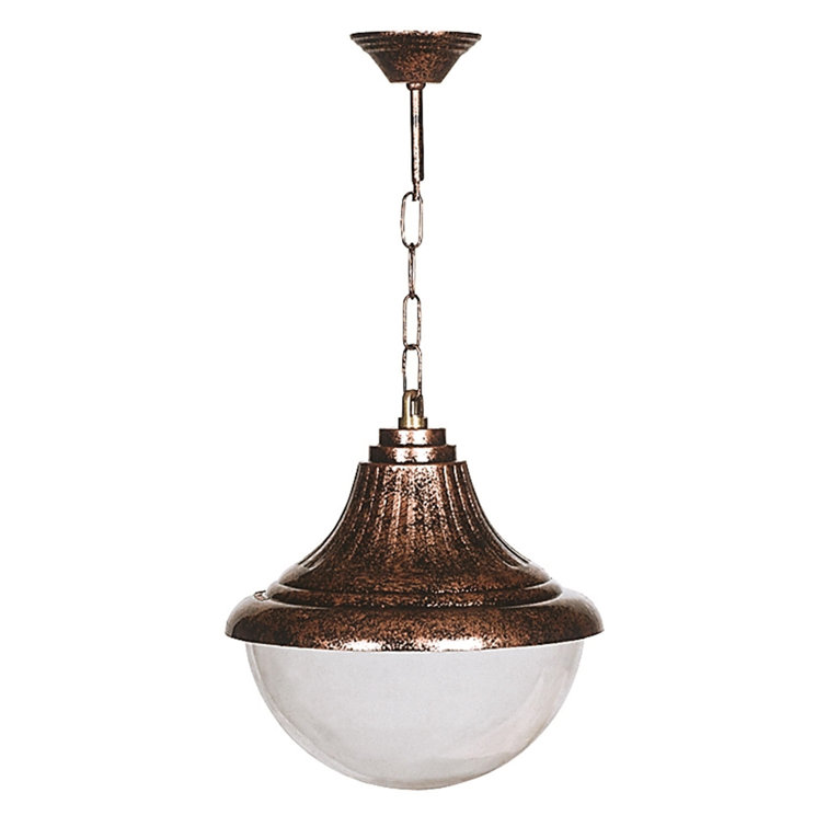 Bronze 1 -Bulb Outdoor Hanging Lantern