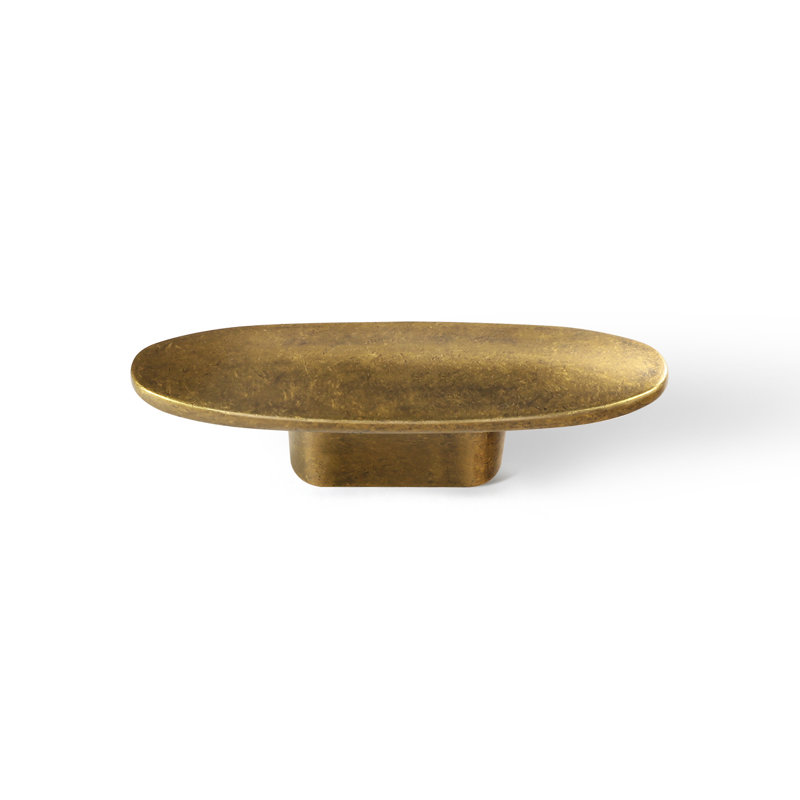 Oval Knob Multipack, Antique Brass