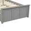 Lit plate-forme avec lit gigogne-455385286