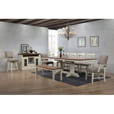 Calderon Extendable Solid Wood Dining Table