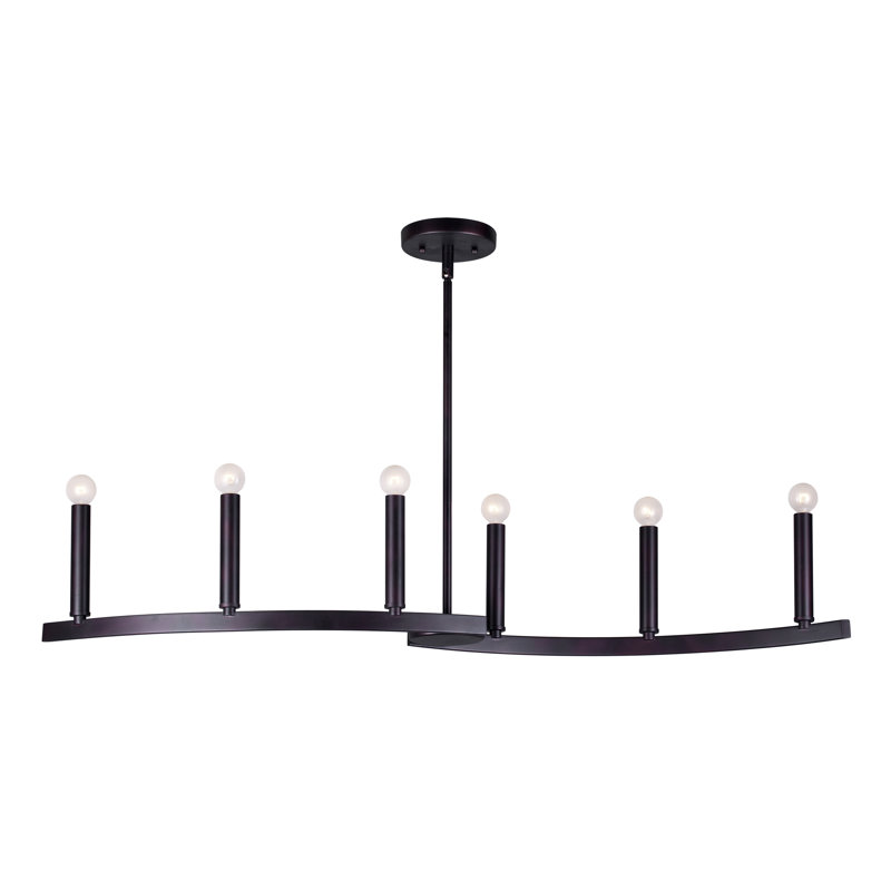 Mcrae 6 - Light Kitchen Island Pendant, Antique Bronze