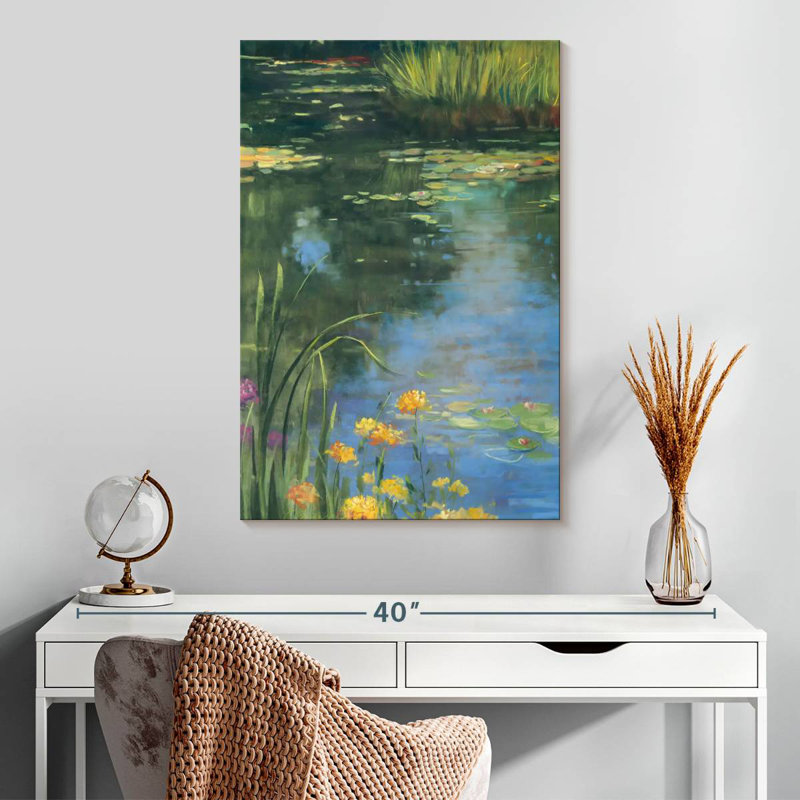 Alvord Garden Pond II, 30" H x 20" W