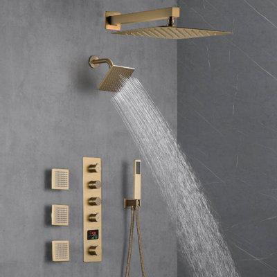 Thermostatic All-In-One Kit with Rough in-Valve