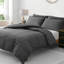 Microfiber Geometric Duvet Cover Set-126200652-126200654