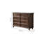 Armoire de rangement moderne et simple en bois massif