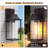 Mozingo 1-Light Outdoor Wall Lantern with Dusk to Dawn-1607469179-1585090790