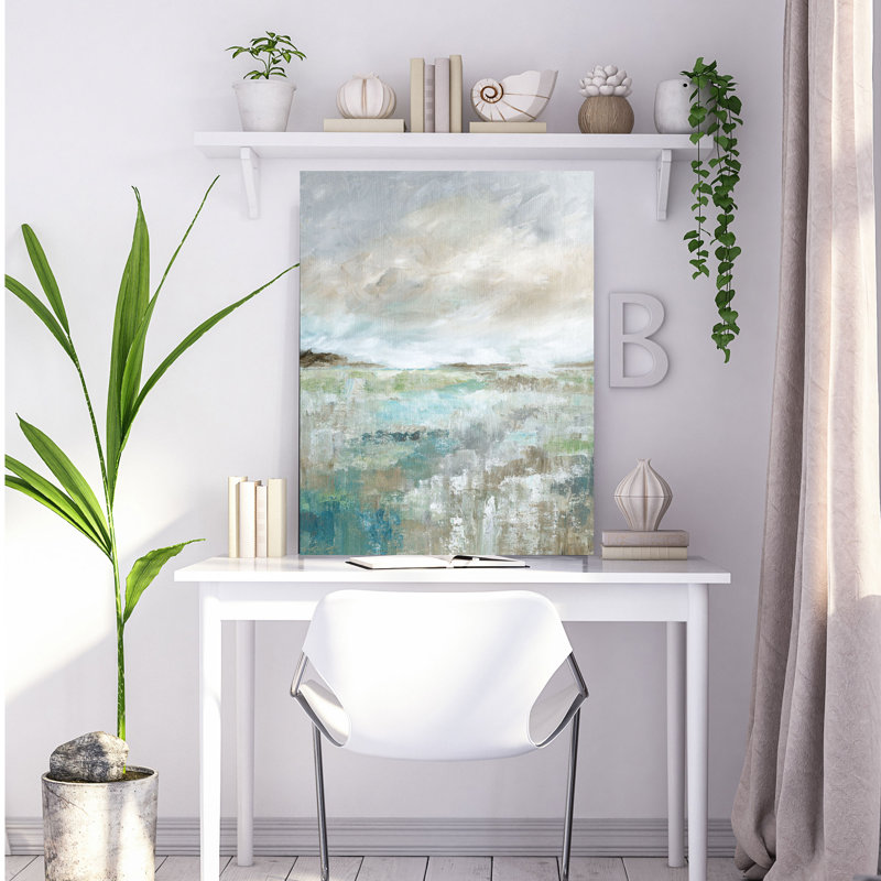 « soft vista ii », reproduction d’art sur toile tendue, H 20 po x l 16 po x P 1,5 po