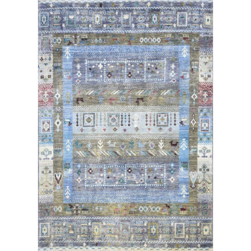Transitional One-of-a-Kind Rectangle 3'3" X 4'8" Hand Knotted Area Rug