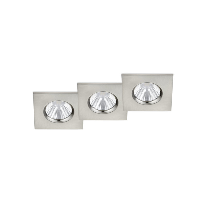 Axilen 72cm LED Recessed Lighting Kit, Matte Nickel