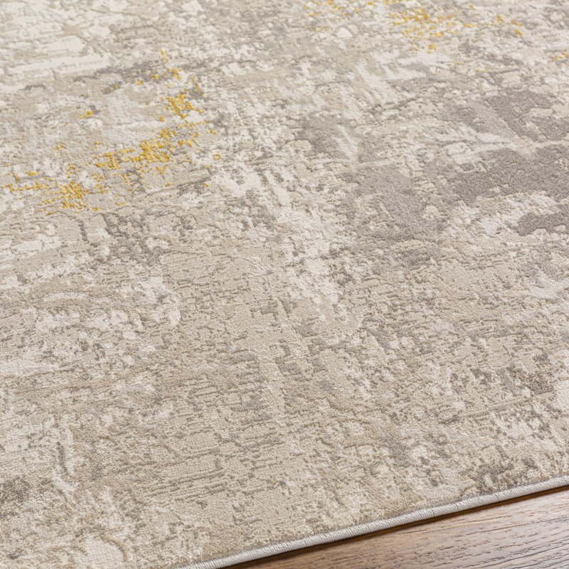 Abstract Indoor Rug, Rectangle 9'2" x 12'
