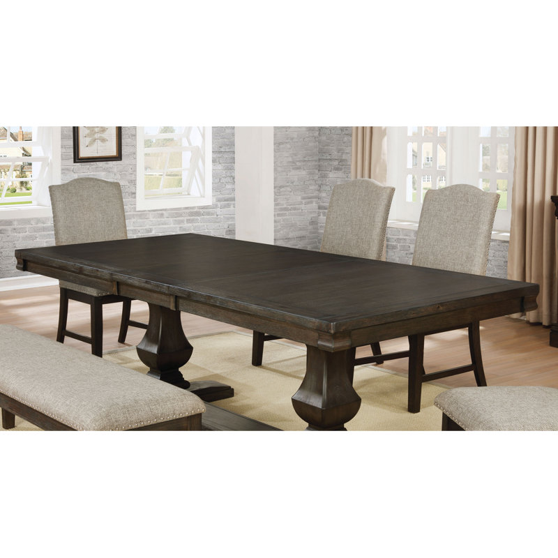 Rockaway Extendable Solid Wood Base Dining Table