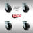 Kingpinless High Temp Swivel Caster