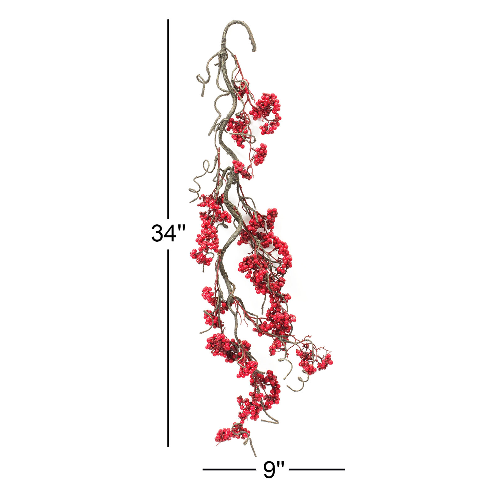 9'' in. Faux Twig Garland