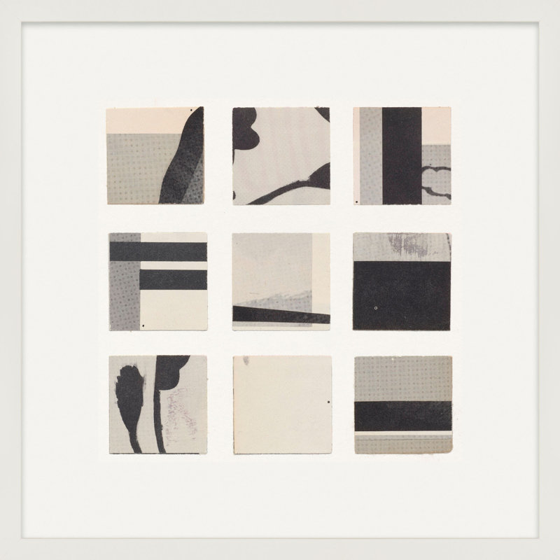 Pinpoint Print, 30" H x 30" W x 1.25" D, White Framed