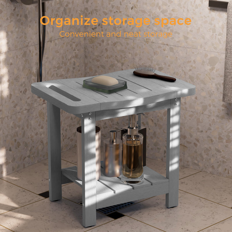 Bancs de douche pour patio , Gris clair