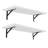 Edwidge 2 Piece Melamine Floating Shelf-740393804