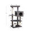 49' Cat Tree with Condo and Scratching Pad