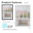 Space-saving wall-mounted mirror cabinet