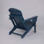 Chaise Adirondack d'extérieur, pliable avec porte-gobelet double, matériau composite avec texture de bois-1405643310