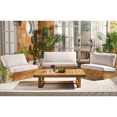 Frisina 4 Piece Conversation Set