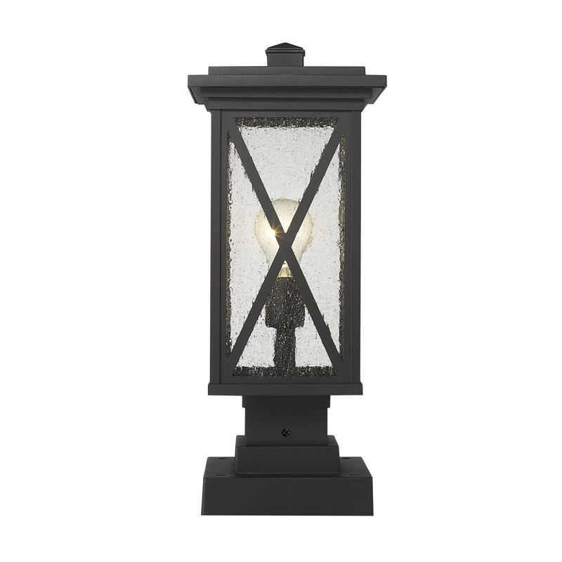 Luminaire suspendu à 1 lumière Thorpe, H 18,25 po x l 7,5 po x P 7,5 po