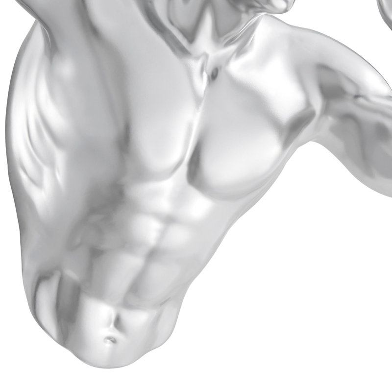 Sculpture murale lustrée, Argent