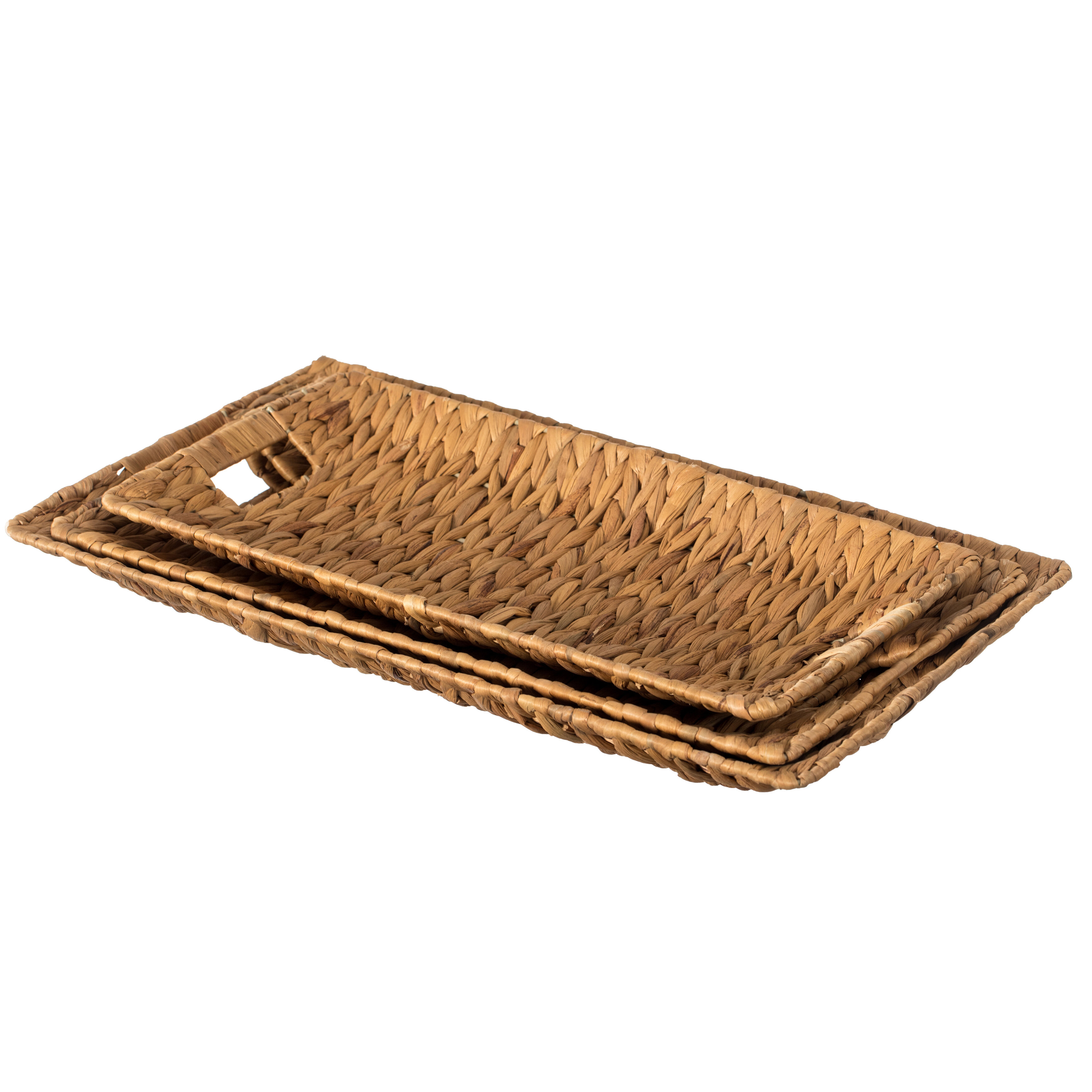 Bayou Breeze Dreyer Bamboo Tray Set Of Wayfair