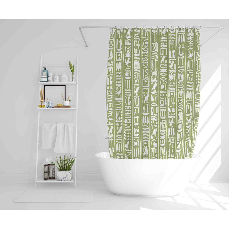 Regni Polyester Shower Curtain, 168cm H x 168cm W