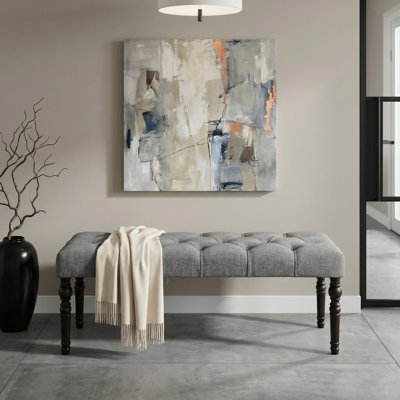 Brookwood Polyester Blend Upholstered Bench