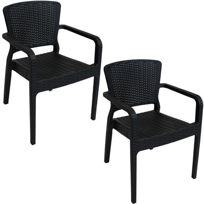 Fauteuil de patio empilable Beam