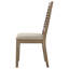 Chaise d'appoint en bois (ensemble de 2)