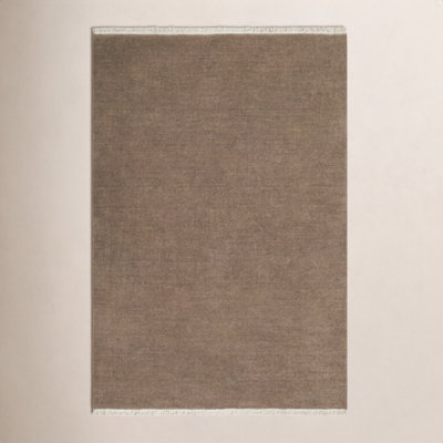 Clio Hand-Loomed Dark Gray Wool Rug
