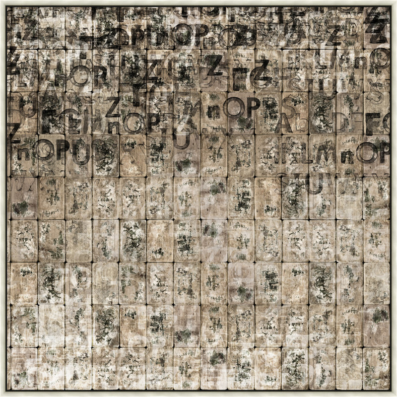 Type Block 2 Painting by Thom Filicia