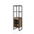 Narik Weathered Oak Finish Wine Rack