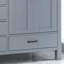Meuble-lavabo 73 po avec comptoir en marbre et deux lavabos en céramique, 4 portes, 6 tiroirs-115916236