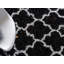 Tapis noir / blanc Mason-21608004