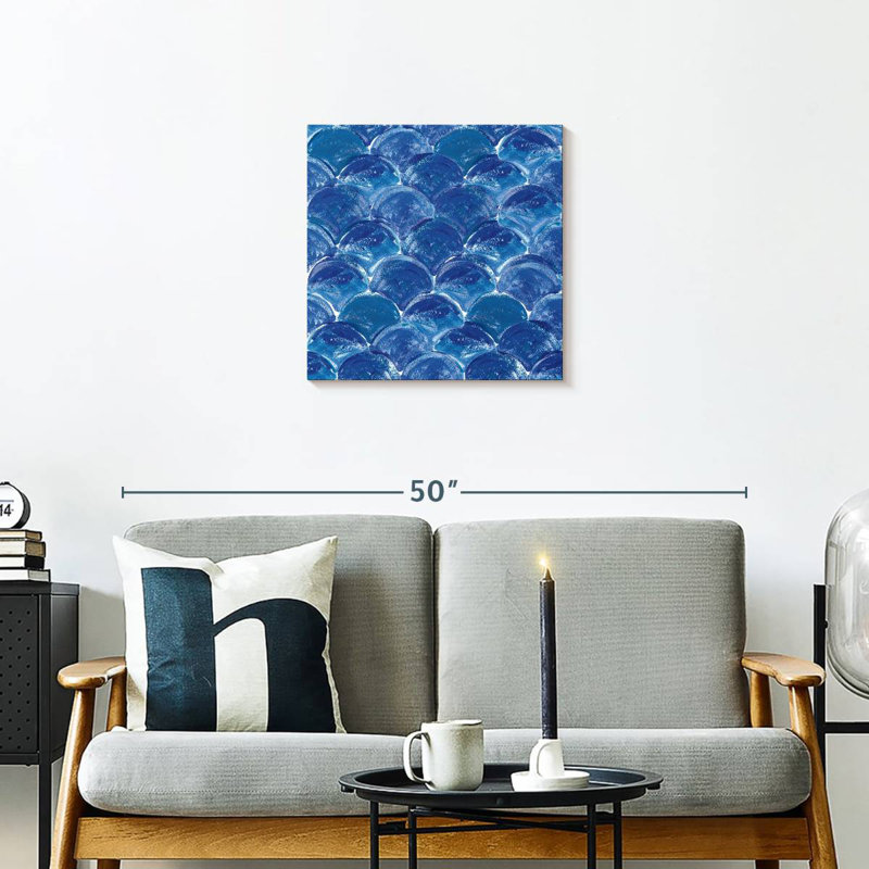 Kerner On The Waves Pattern II C, 20" H x 20" W