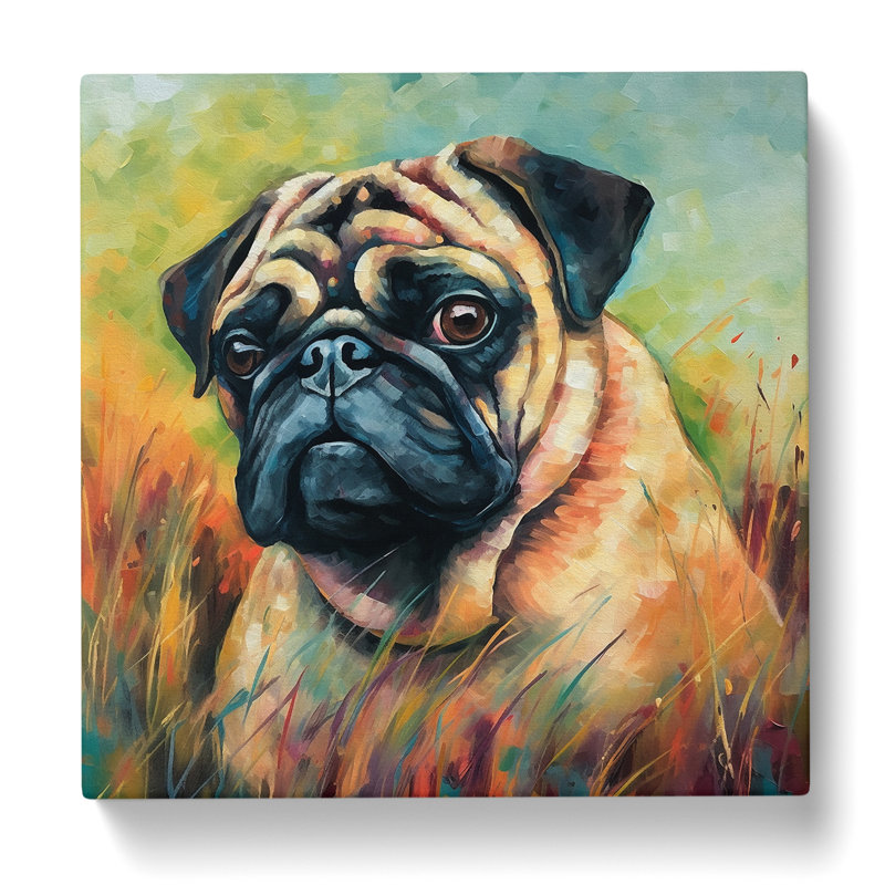 Pug Colour Field No.2 - No Frame Print