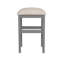 Ensemble de tabourets de salle à manger gris clair et gris