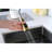 Single Handle Stainless Steel Kitchen Sink Faucet with Pull Down Sprayer