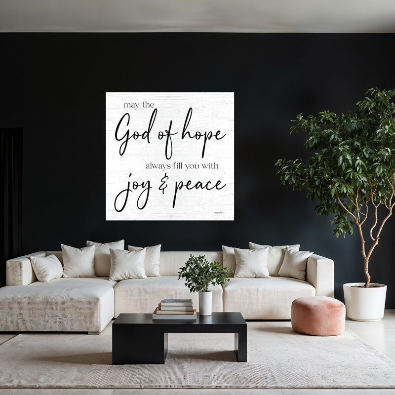 «God of Hope», art contemporain abstrait, H 48 po x l 48 po