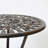 Vintage Cast Aluminum Bistro Set With Tulip Design-1385951038