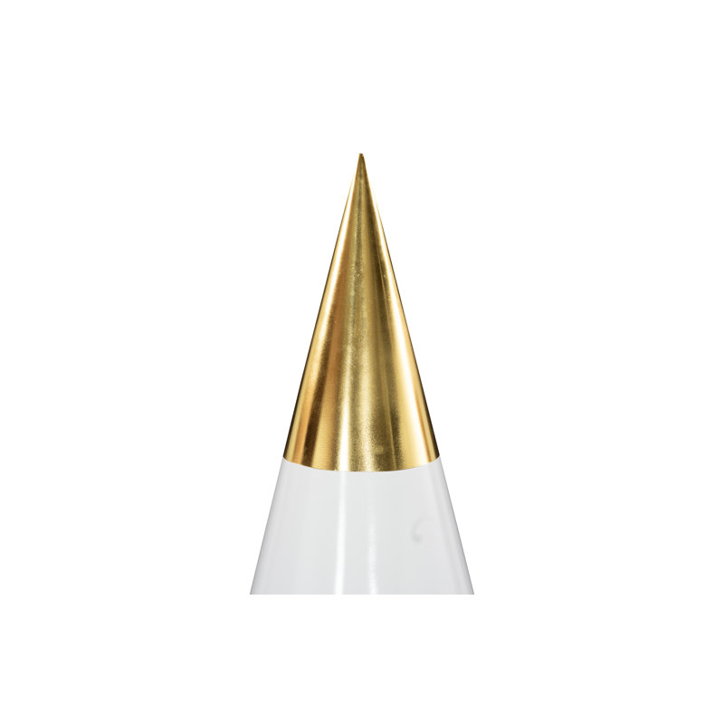 Christmas Tree, Cona, White And Gold Leaf