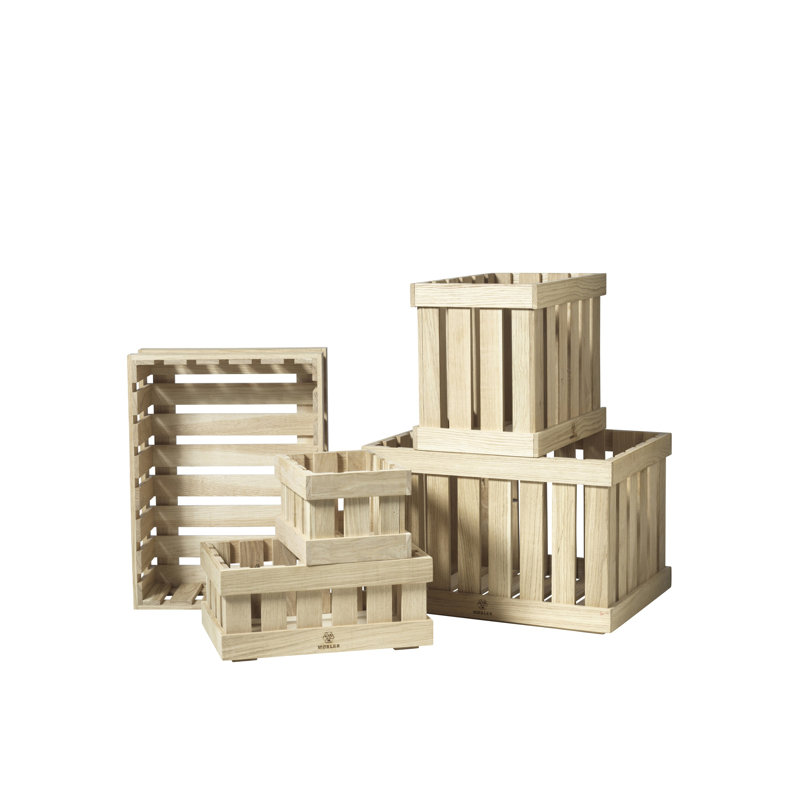 X1 Solid Wood Crate, 11.5" H x 17.64" W x 13.23" D