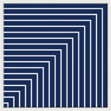 Homage To Stella - Blue Giclee On Canvas by David Phoenix